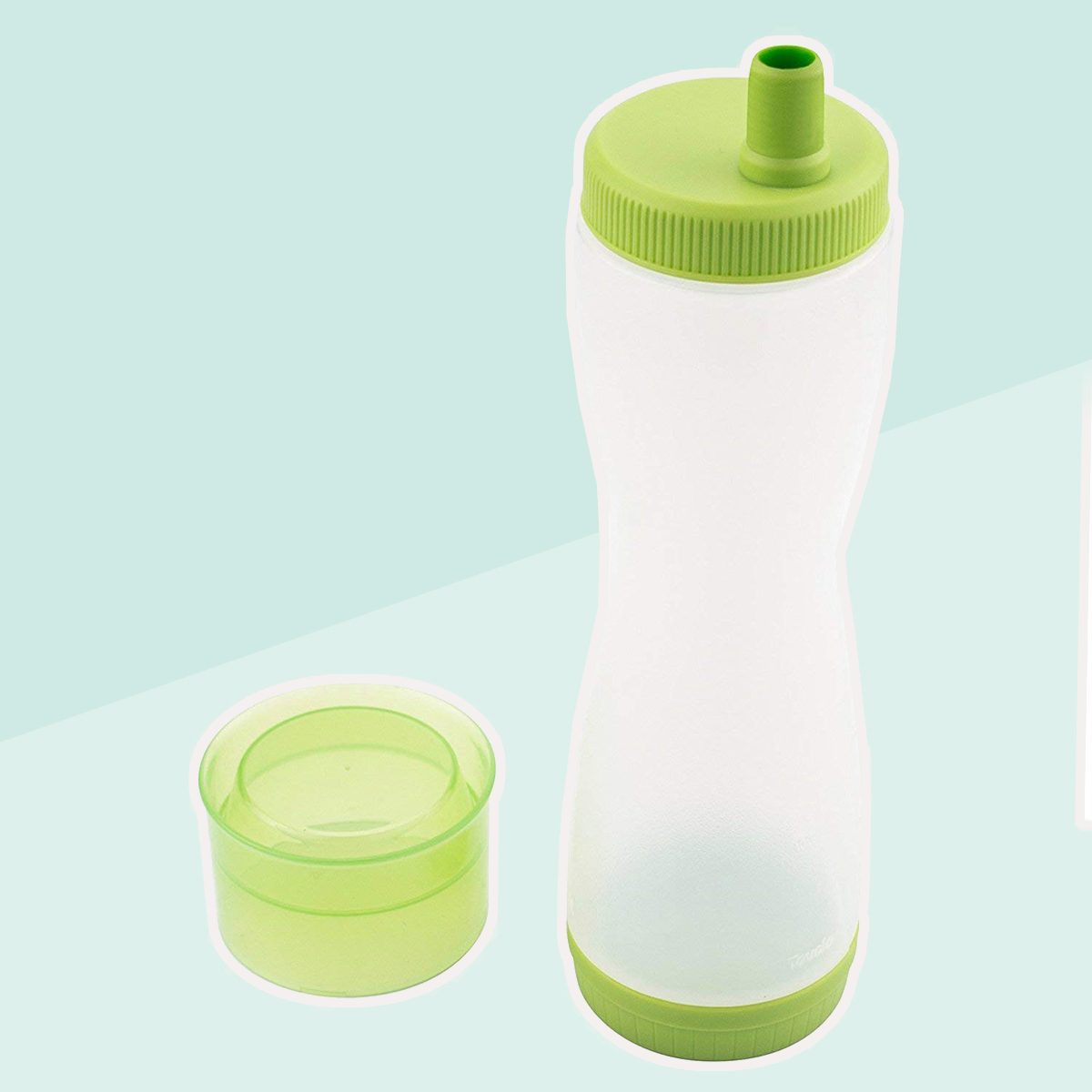 Tovolo Easy-Flow, Mess-Free Valve, Removable Cap, Pancake Pen 2.0, 3 Cup Batter Dispenser, Green