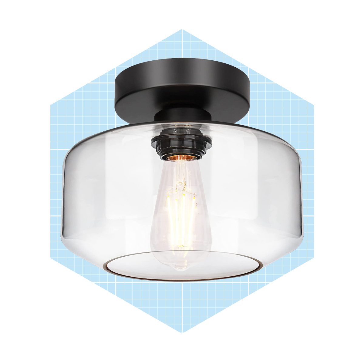 Industrial Semi Flush Mount Ceiling Light Ecomm Amazon.com