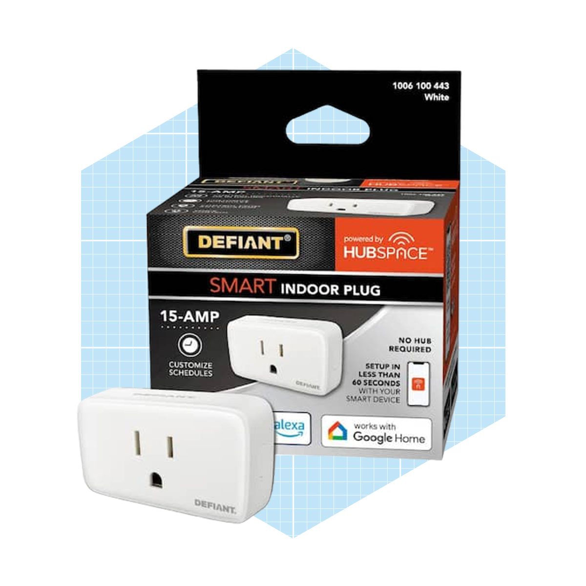 15 Amp 120 Volt Smart Wi Fi Bluetooth Plug With 1 Outlet