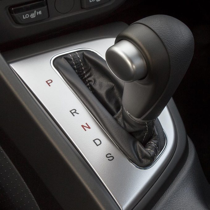 CVT transmission gear shifter with marking